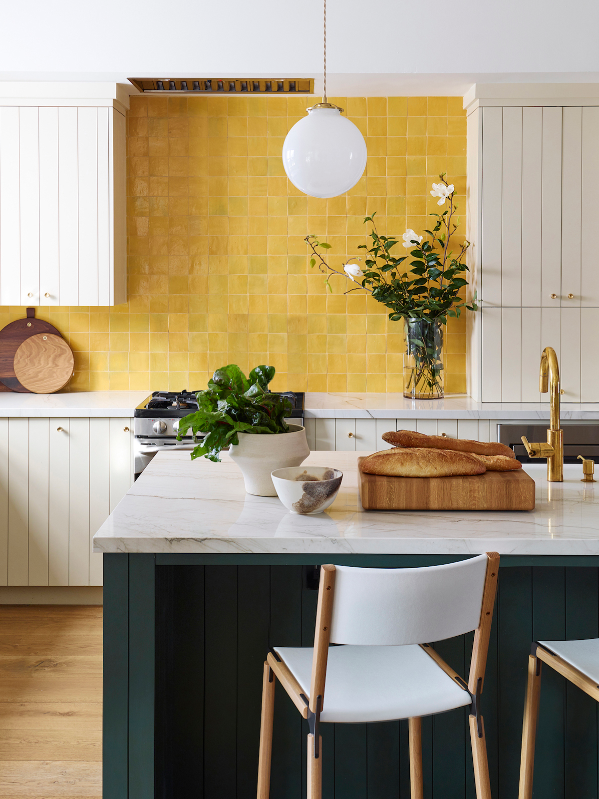cozinha azulejo quadrado amarelo
