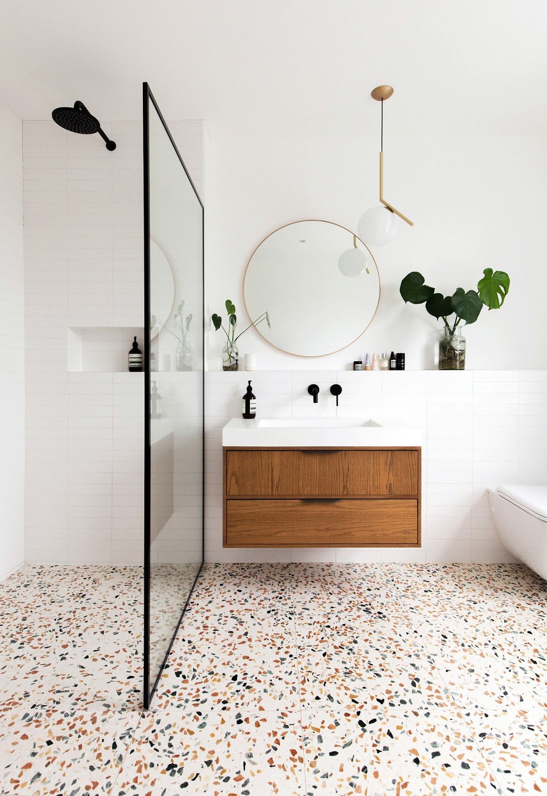 piso em granilite