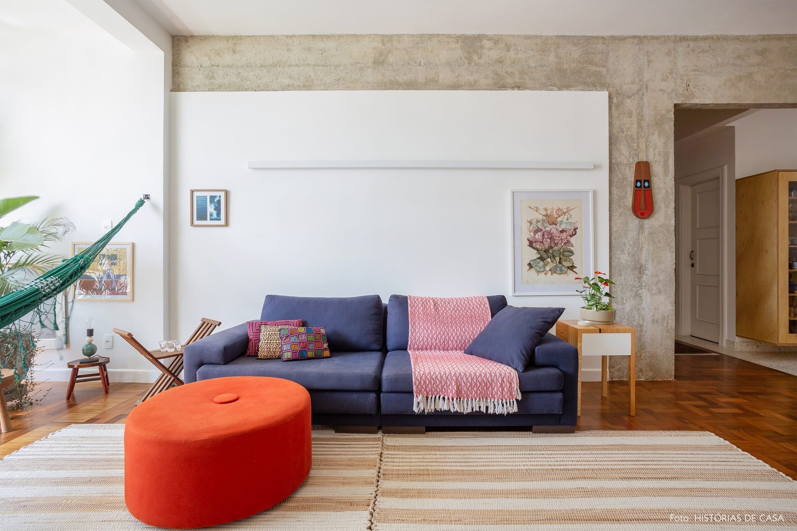 sala decoração colorida