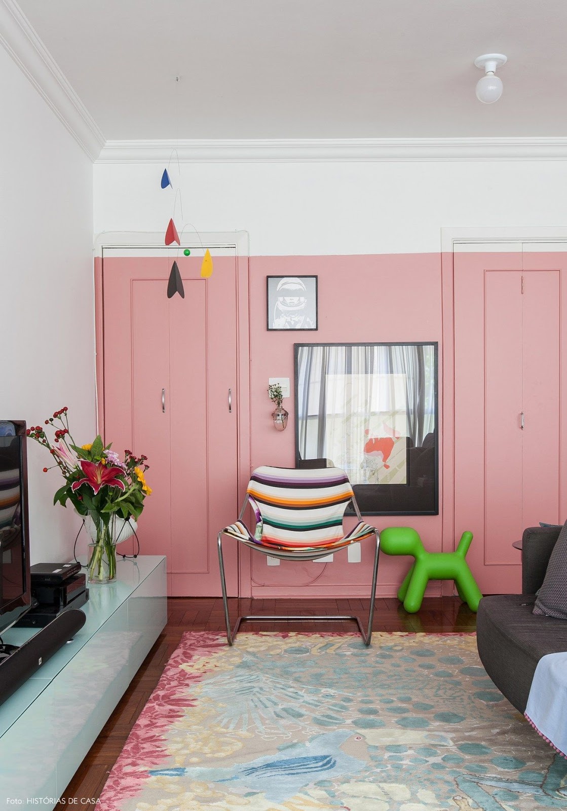 sala decoração colorida