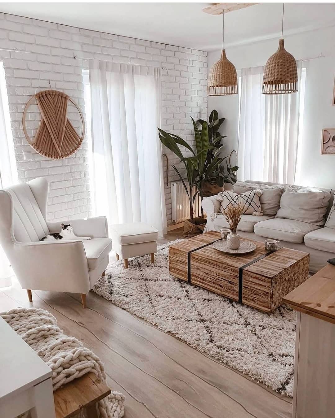 sala de estar cores claras