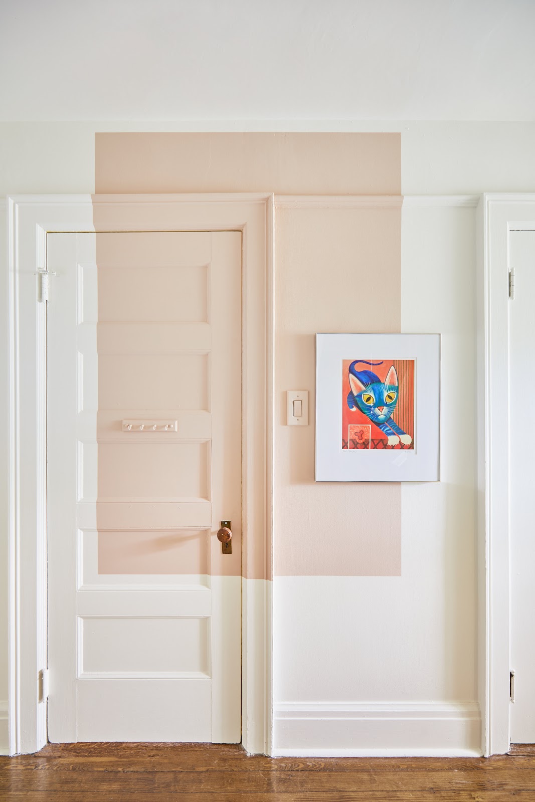 pintura geométrica porta