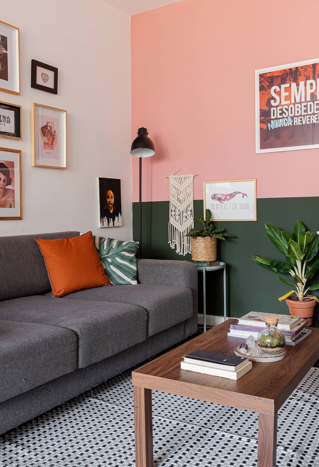 sala decoração tropical