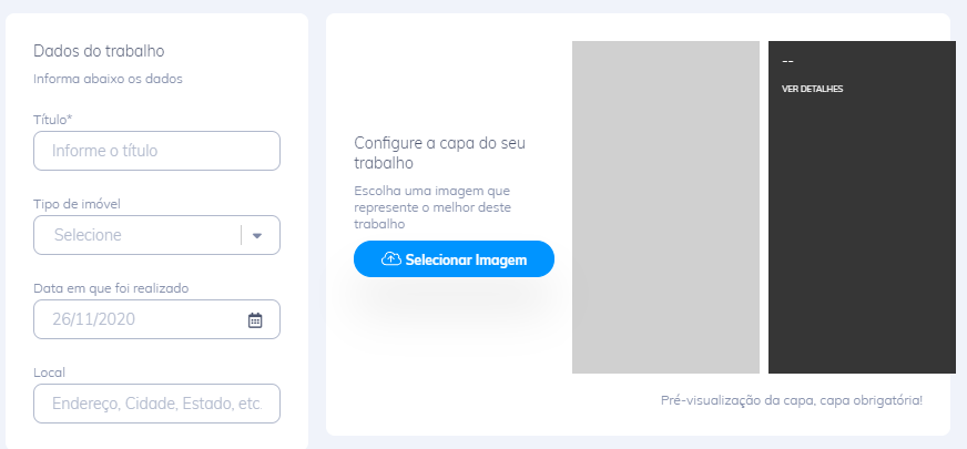 Site para arquitetos