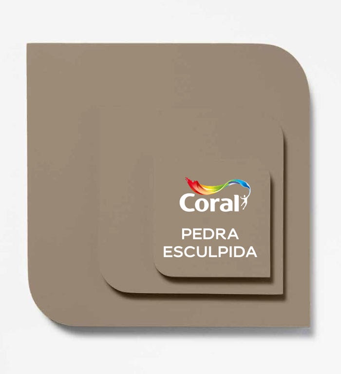 cor 2021 coral Pedra esculpida
