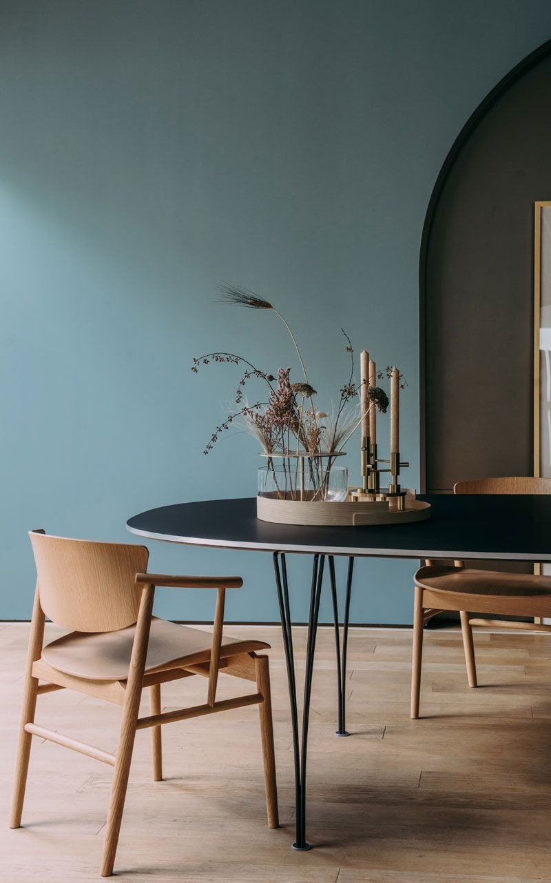 sala de jantar estilo japandi