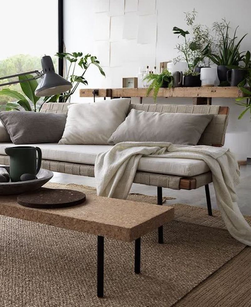sala estilo japandi
