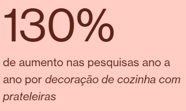 decoração cozinha com prateleiras