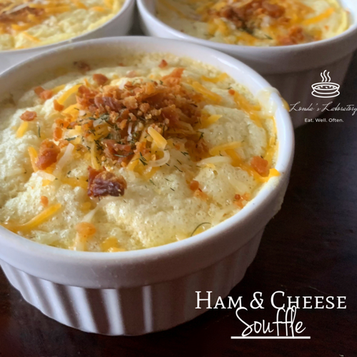 Ham & Cheese Souffle