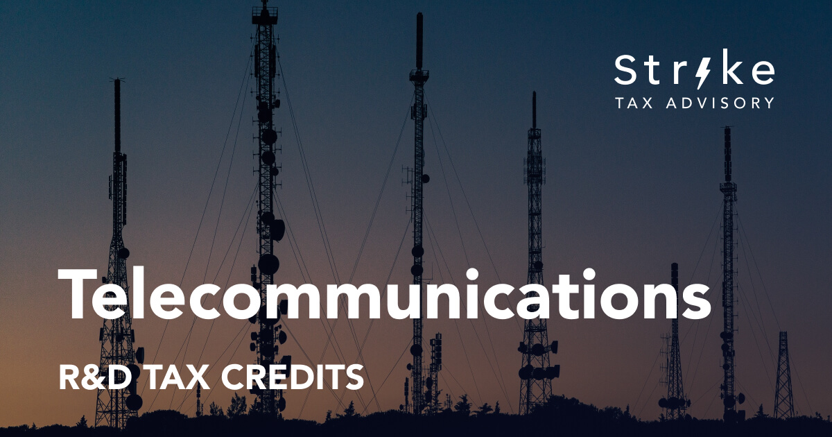 D R Telecom Telecommunications R&D Tax Credits | Calculate Your Claim | StrikeTax.com