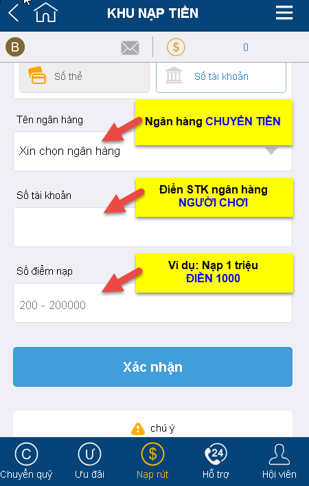 Cách nạp tiền Kubet - Rút tiền trên trang Kubet đầy đủ nhất