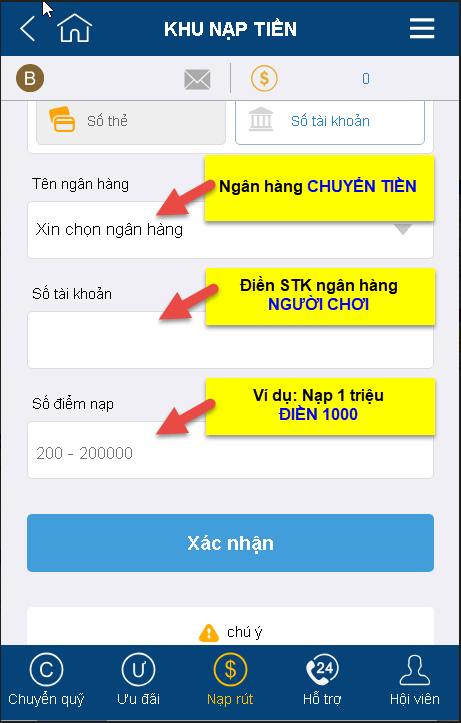 Cách nạp tiền Kubet - Rút tiền trên trang Kubet đầy đủ nhất