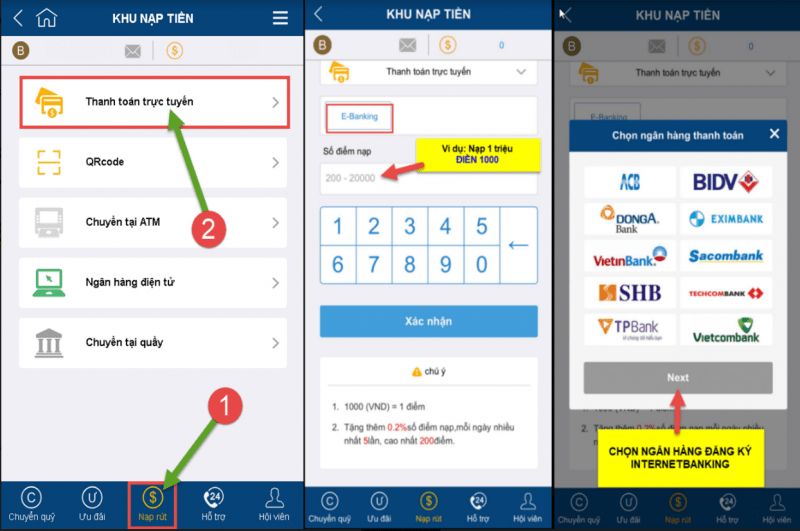 Cách nạp tiền Kubet - Rút tiền trên trang Kubet đầy đủ nhất