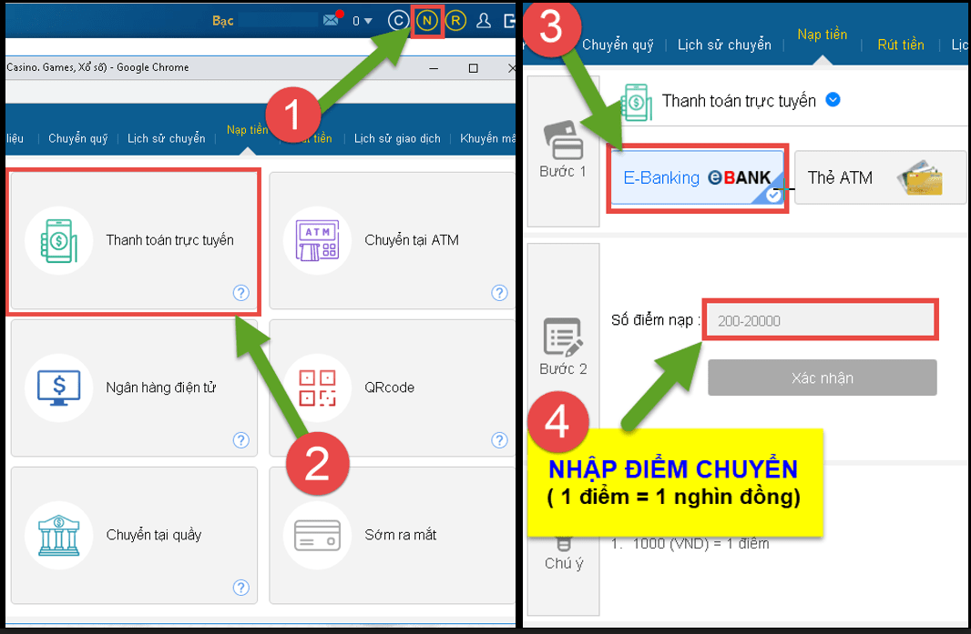 Cách nạp tiền Kubet - Rút tiền trên trang Kubet đầy đủ nhất