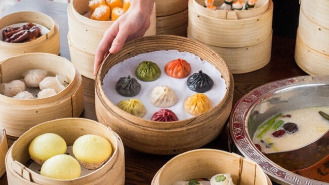 Cách làm bánh bao chay nhiều màu
