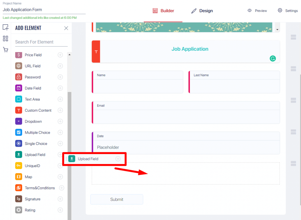 insert upload file field to web form _ MightyForms