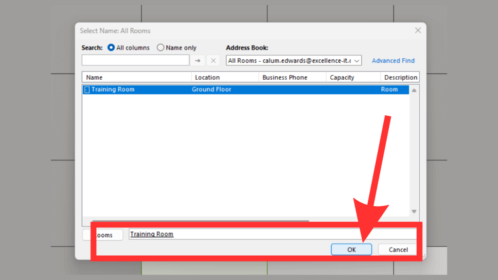 How To Add View A Conference Room Calendar To Outlook