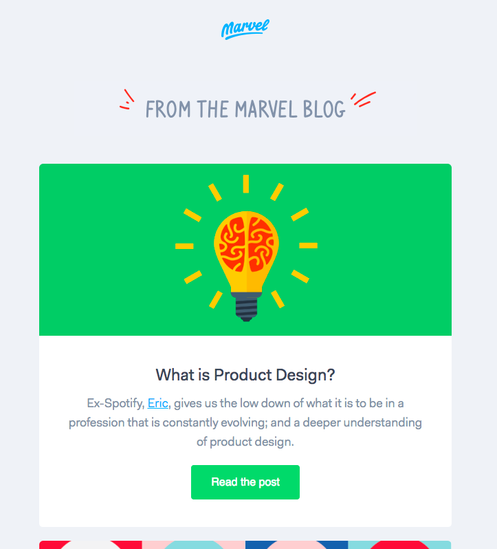 best newsletters design marvel