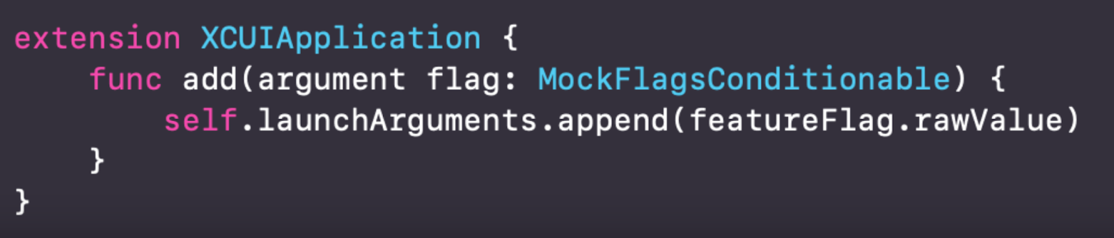 Adding launch argument