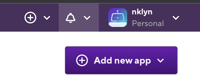 Add new app in Bitrise