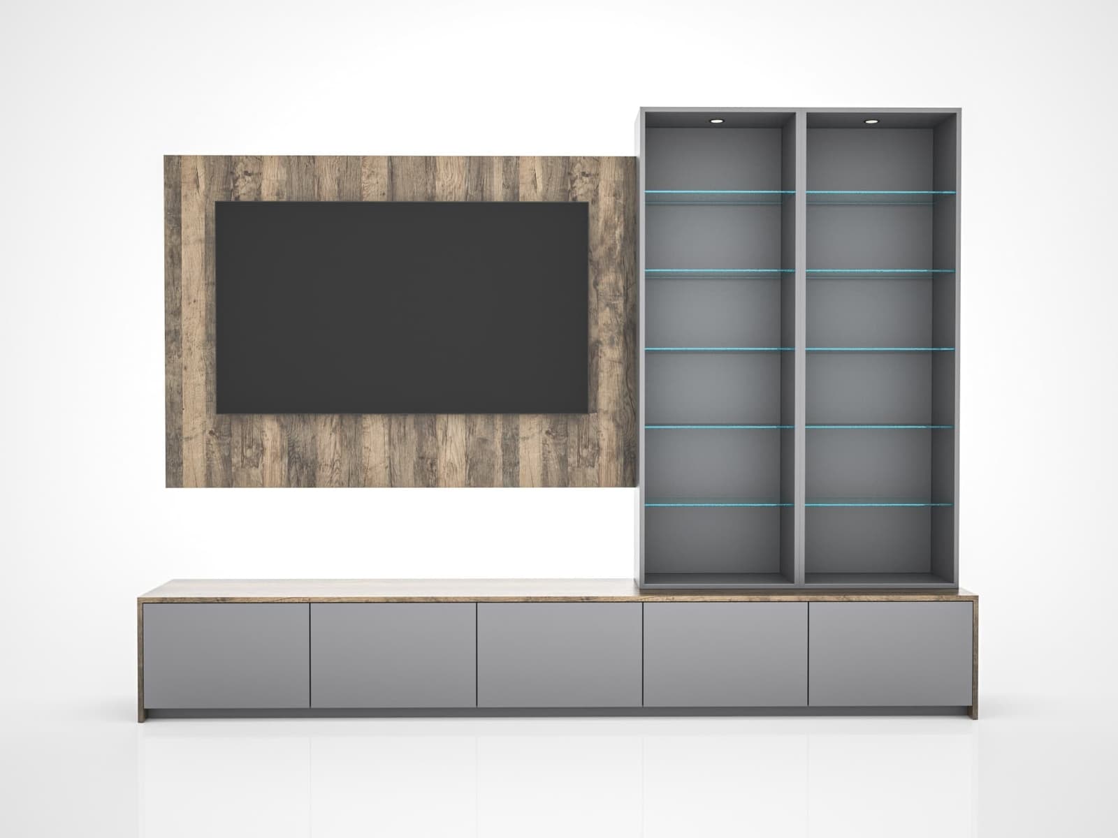 TV wall units UK Made to measure TV wall units