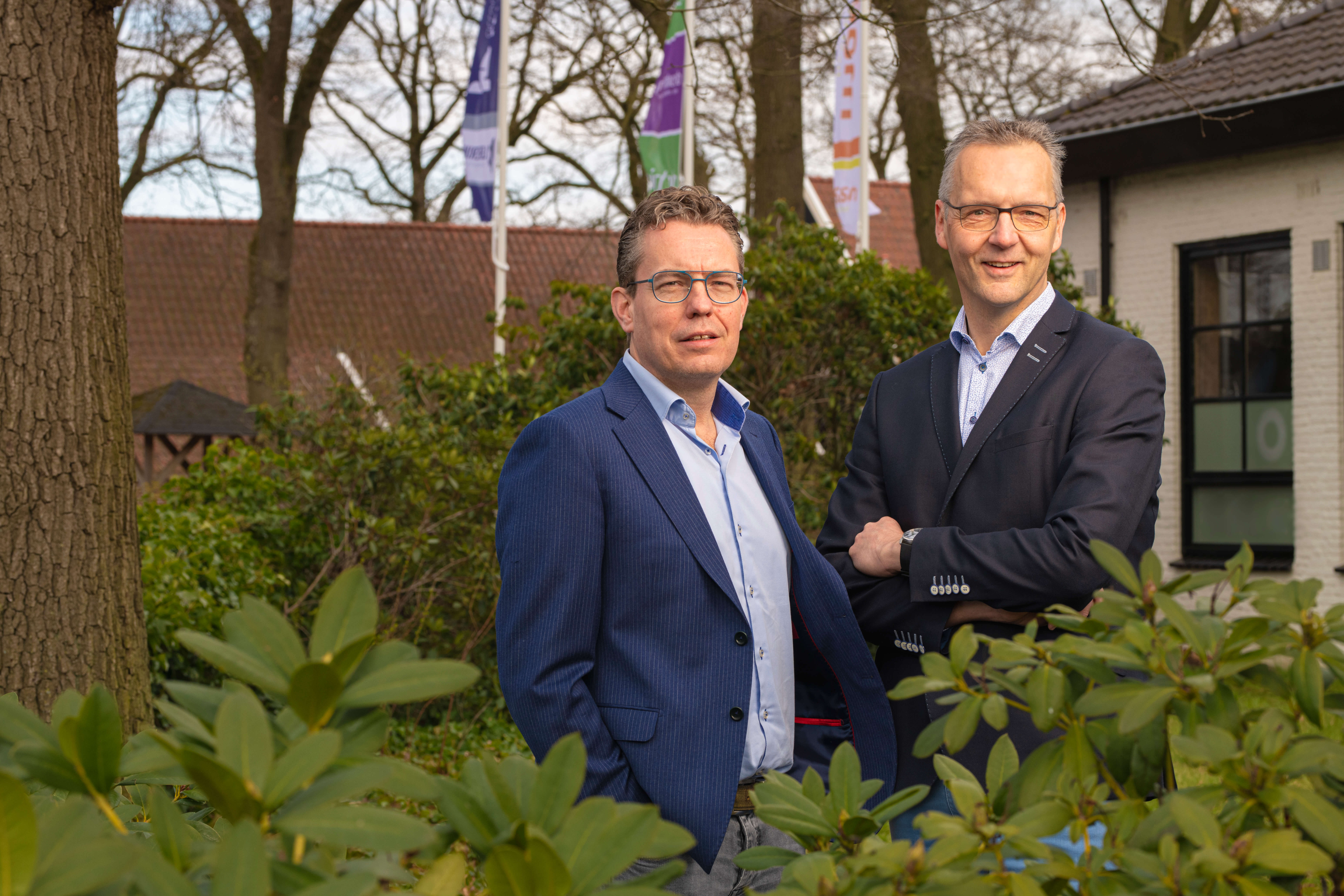 Edwin Paus en Ronald Lenferink oprichters van Lenferink Paus accountants en adviseurs.