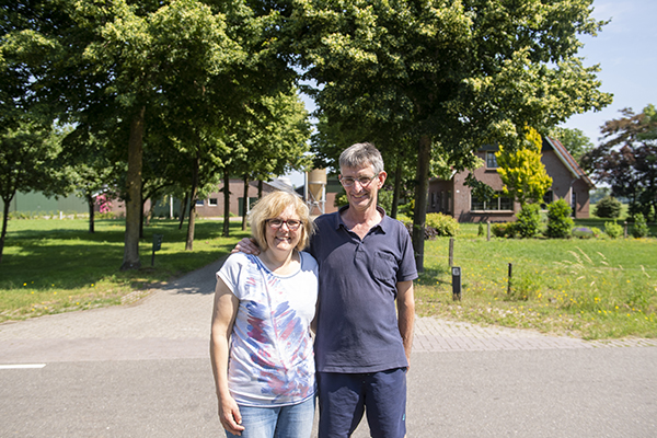 Familie Hamzink van het melkfeebedrijf