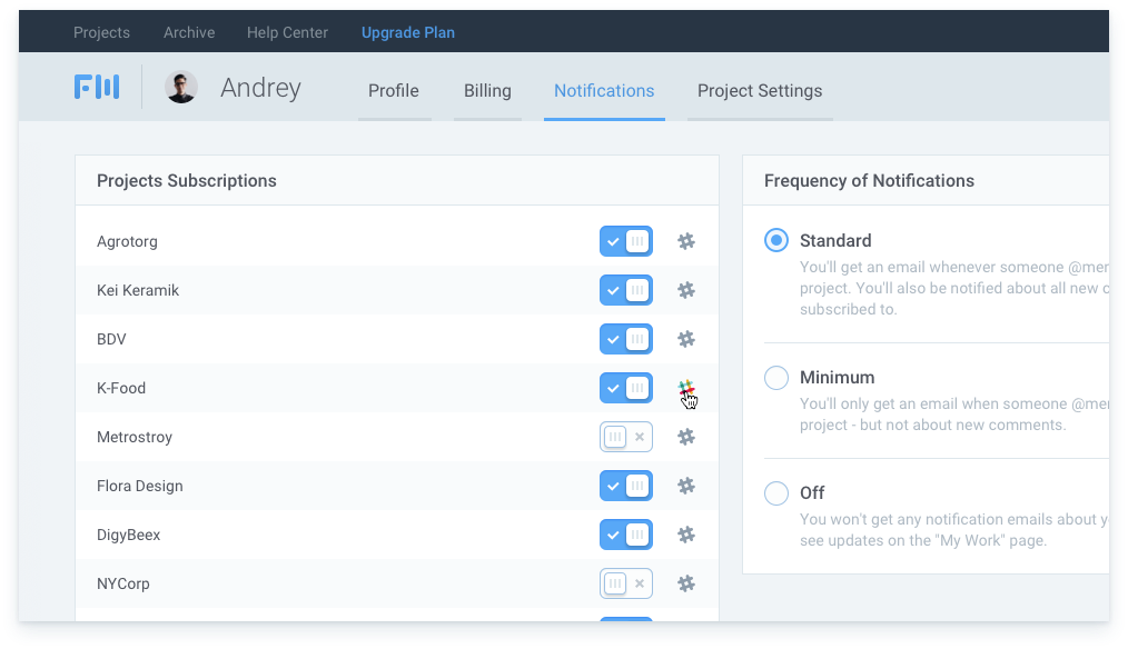 connect Slack to your project