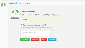 Over utilization of leaves