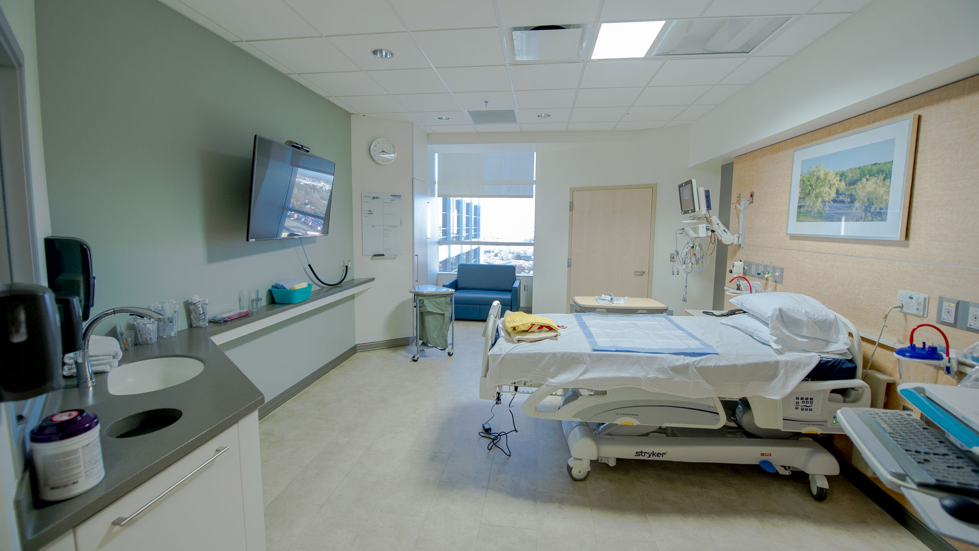 William P. Clements Jr. University Hospital Projects CARRCO Painting