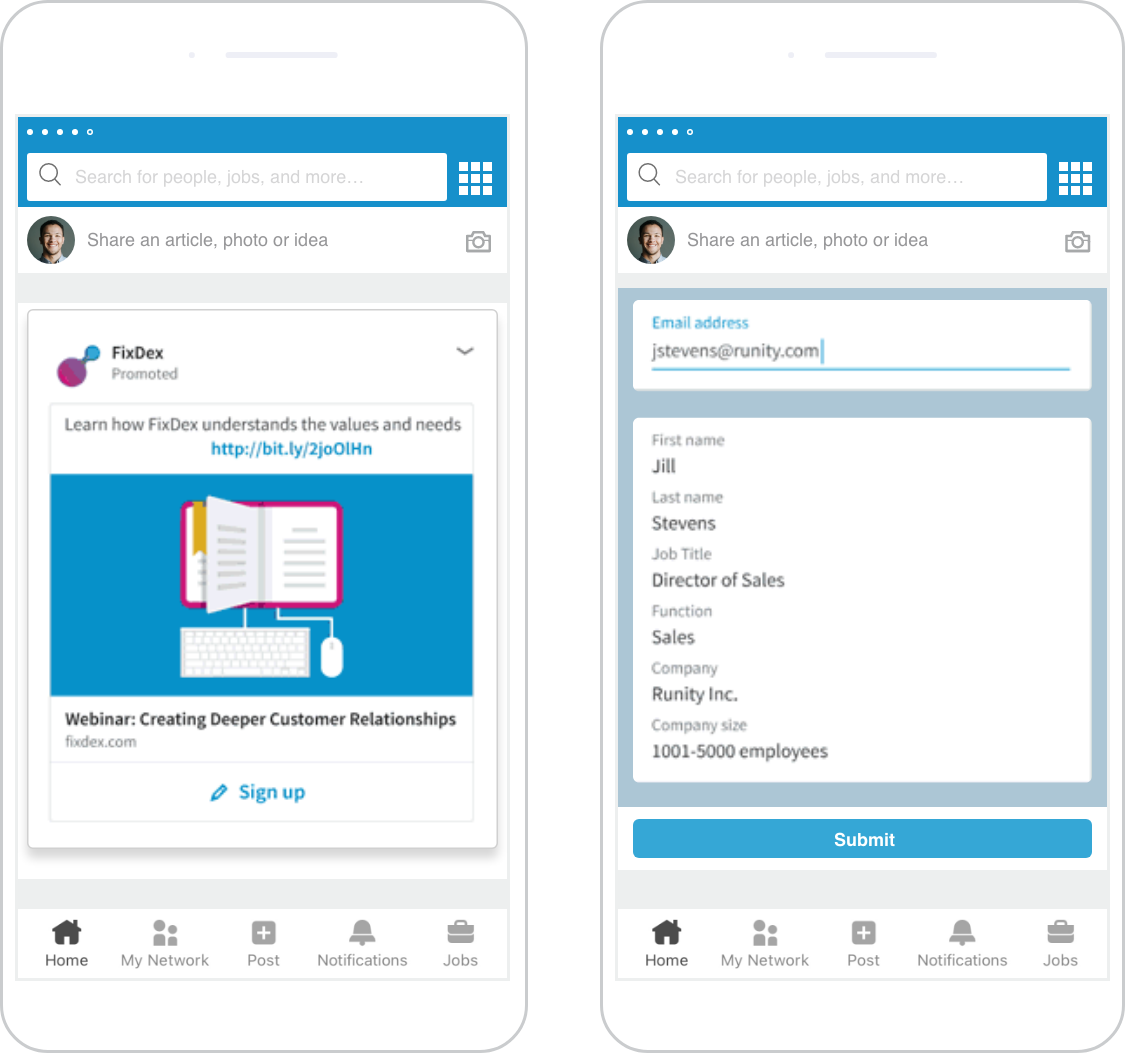 Lead Gen Forms Allow You To Collect Contact Information From Visitors To Your Webpage