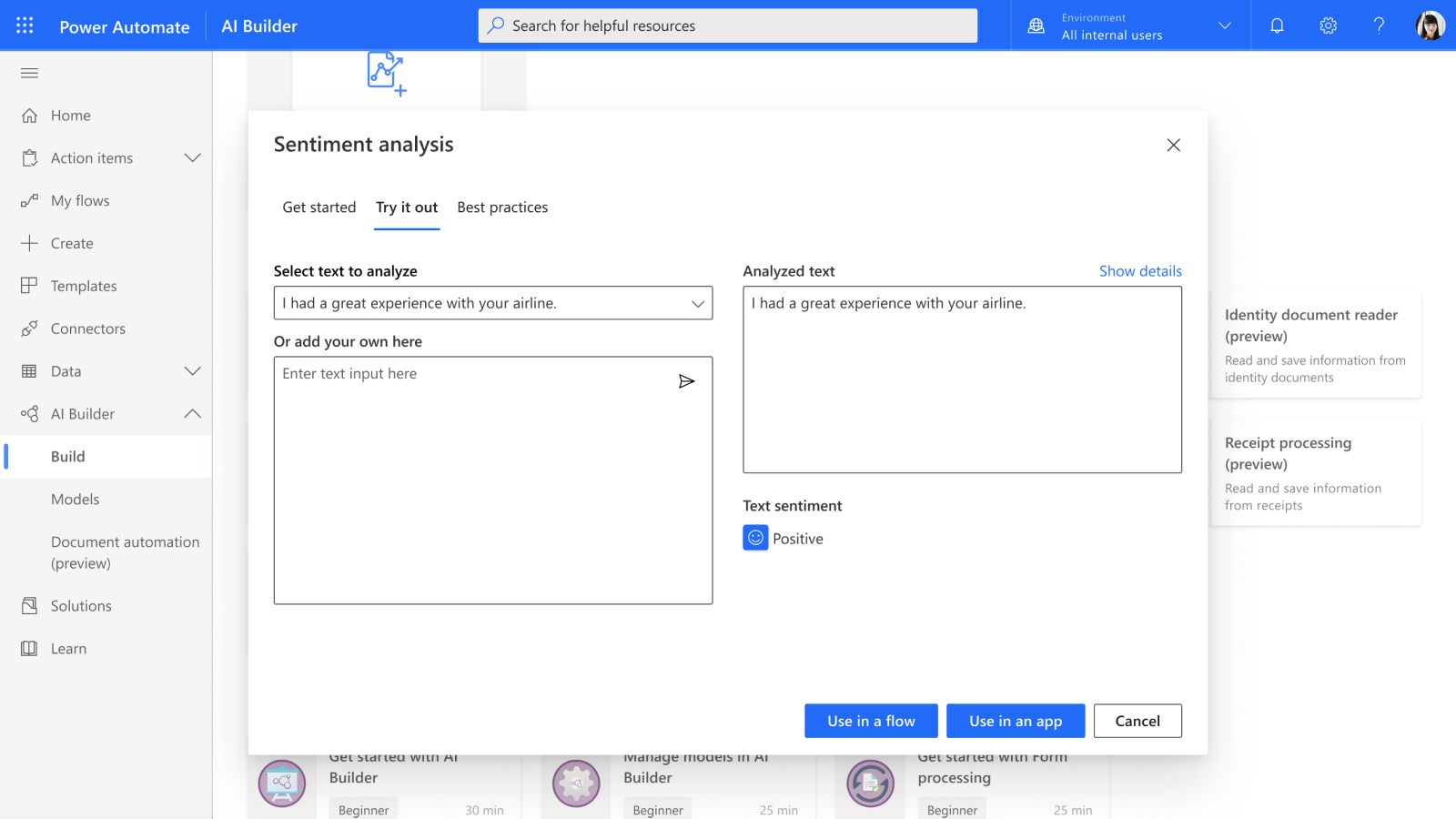 Understand and process text