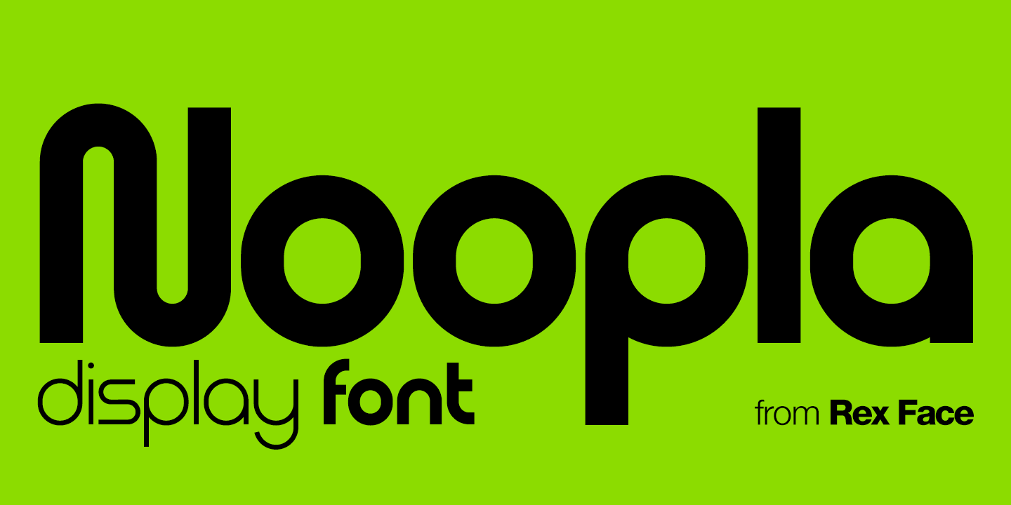 Custom Typeface Design - Rex Face - Noopla