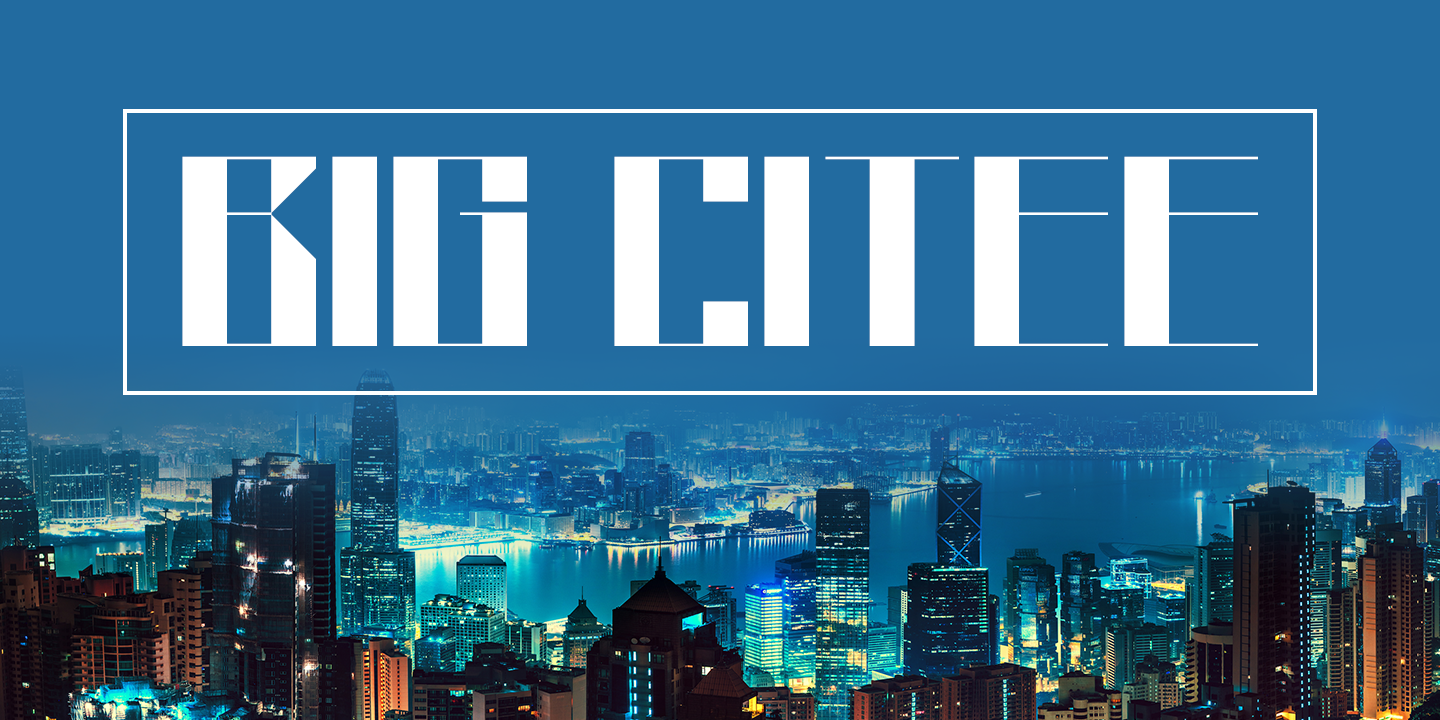 Custom Typeface Design - Rex Face - Big Citee