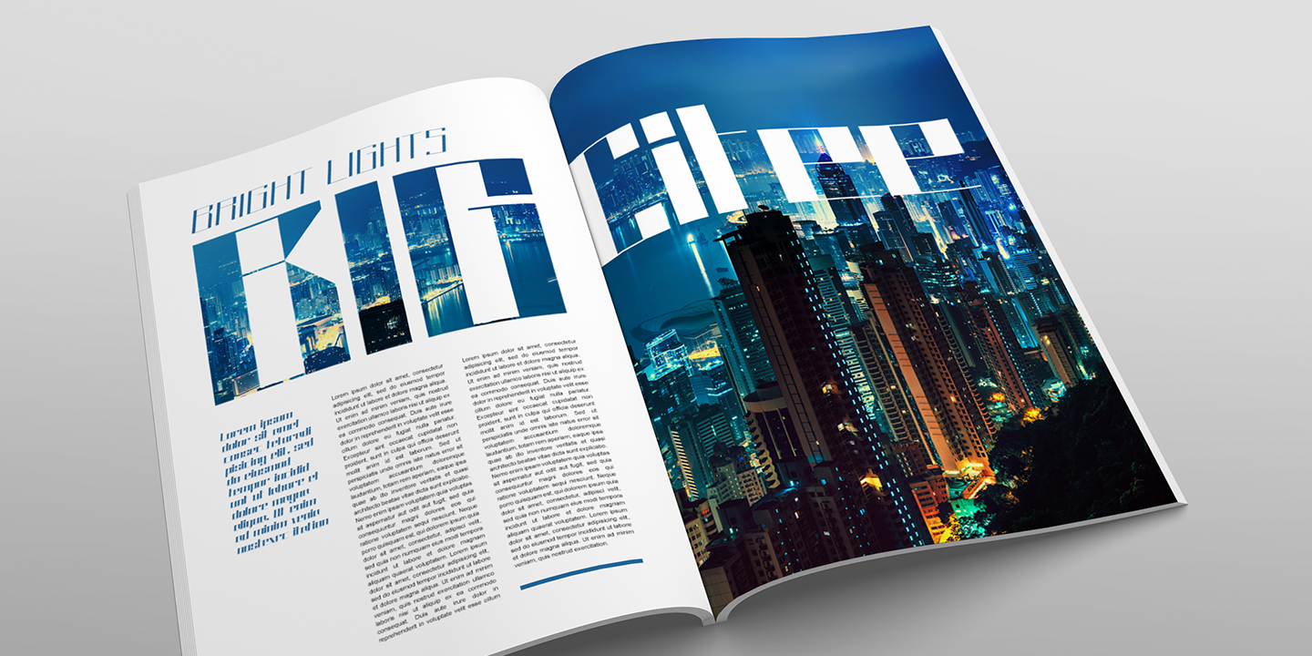 Custom Typeface Design - Rex Face - Big Citee