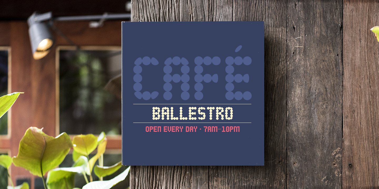 Custom Typeface Design - Rex Face - Ballestro