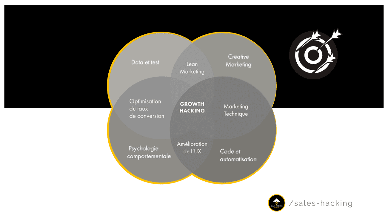 Périmètre de compétences des Growth Hackers