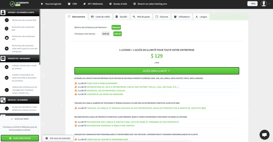 La GROWTH App