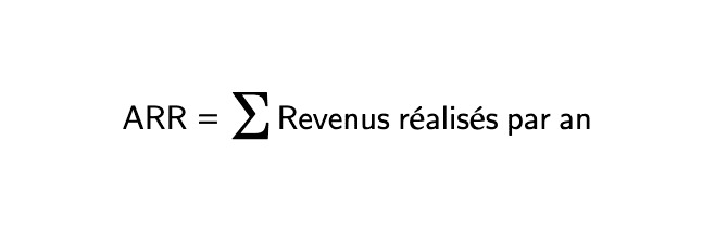 Calcul de l'ARR