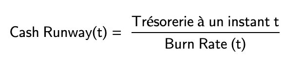Cash Runway formule