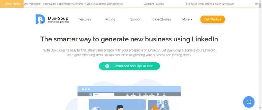 Automatisation LinkedIn : Dux-Soup