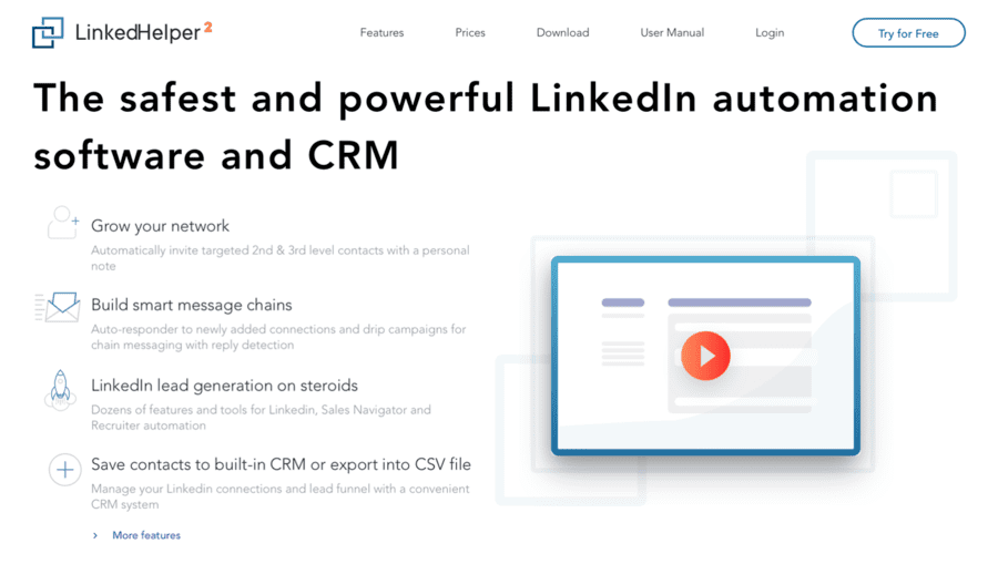 Automatisation Linkedin : LinkedInHelper2
