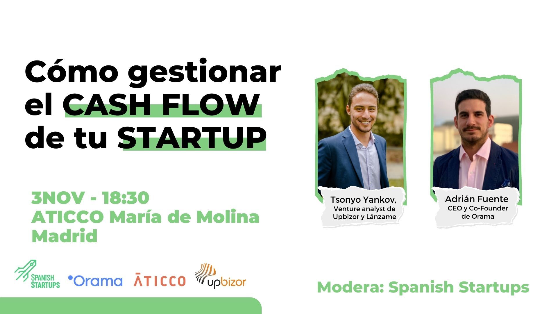 Webinar Cómo gestionar el cash flow de tu startup