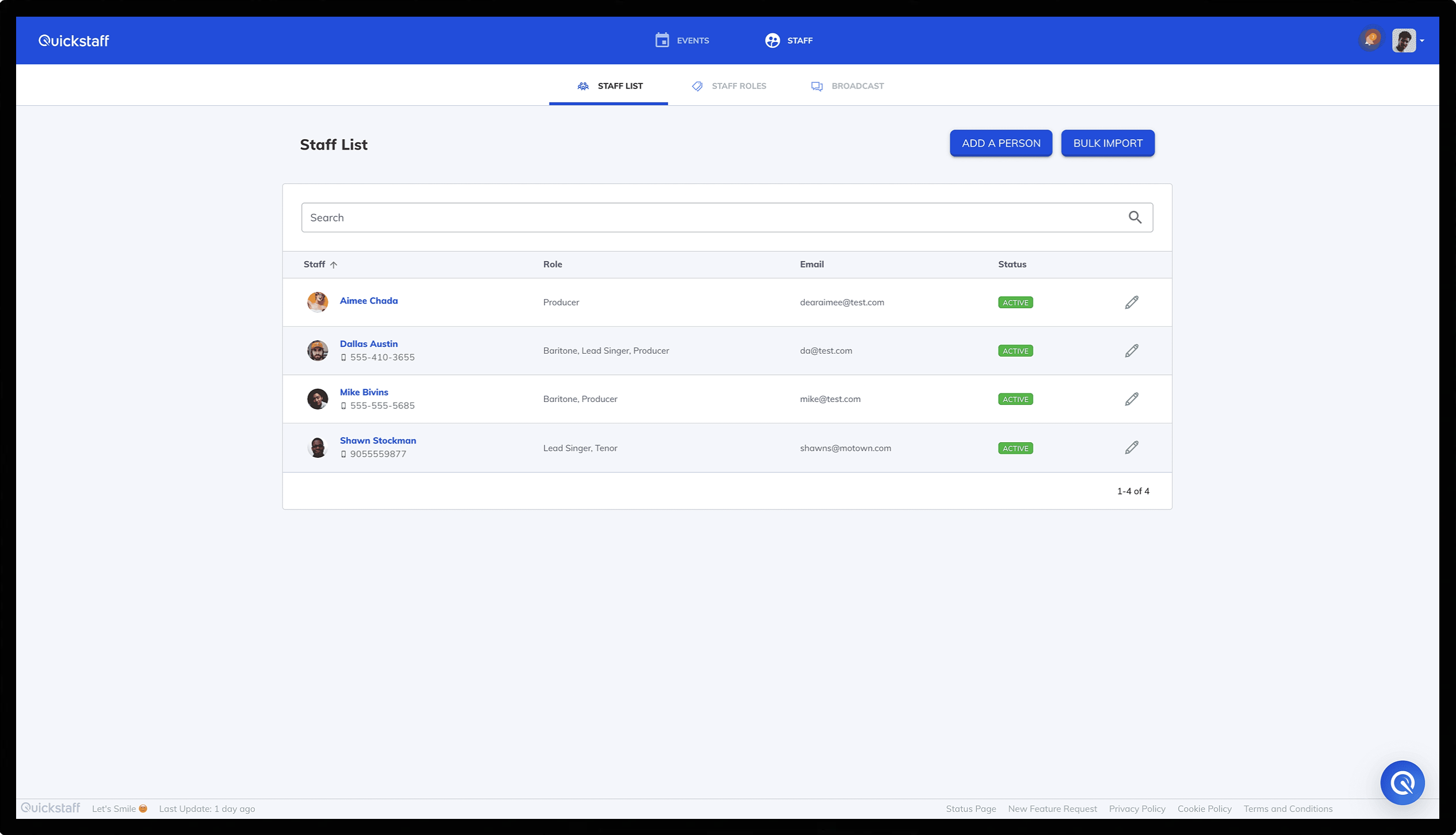 Quickstaff Easy Event Staff Scheduling