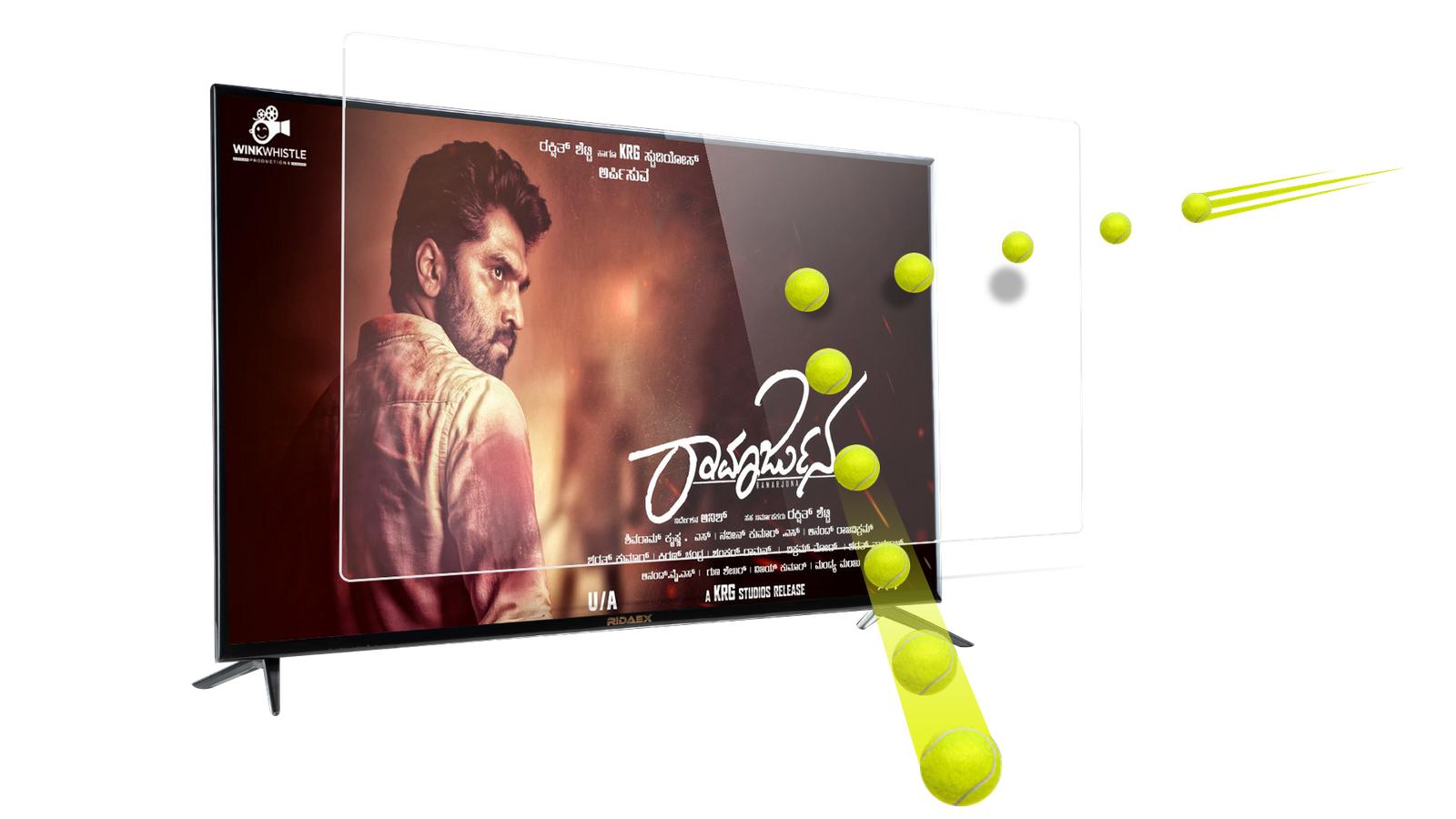 Screen Guard For LED Smart TVs Gorilla glass for LED TV Ridaex SHIELD