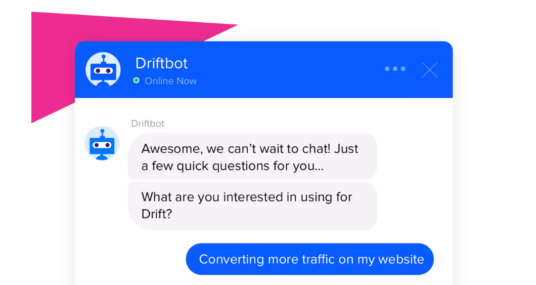 Drift bots and chats