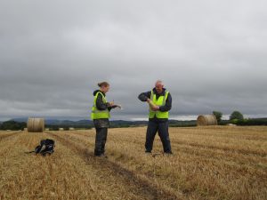 The survey team is visiting approximately 2,500 locations across the North Midlands collecting samples to develop maps revealing the abundance of chemical elements that are present in the soil, plus stream sediment and sediment water.