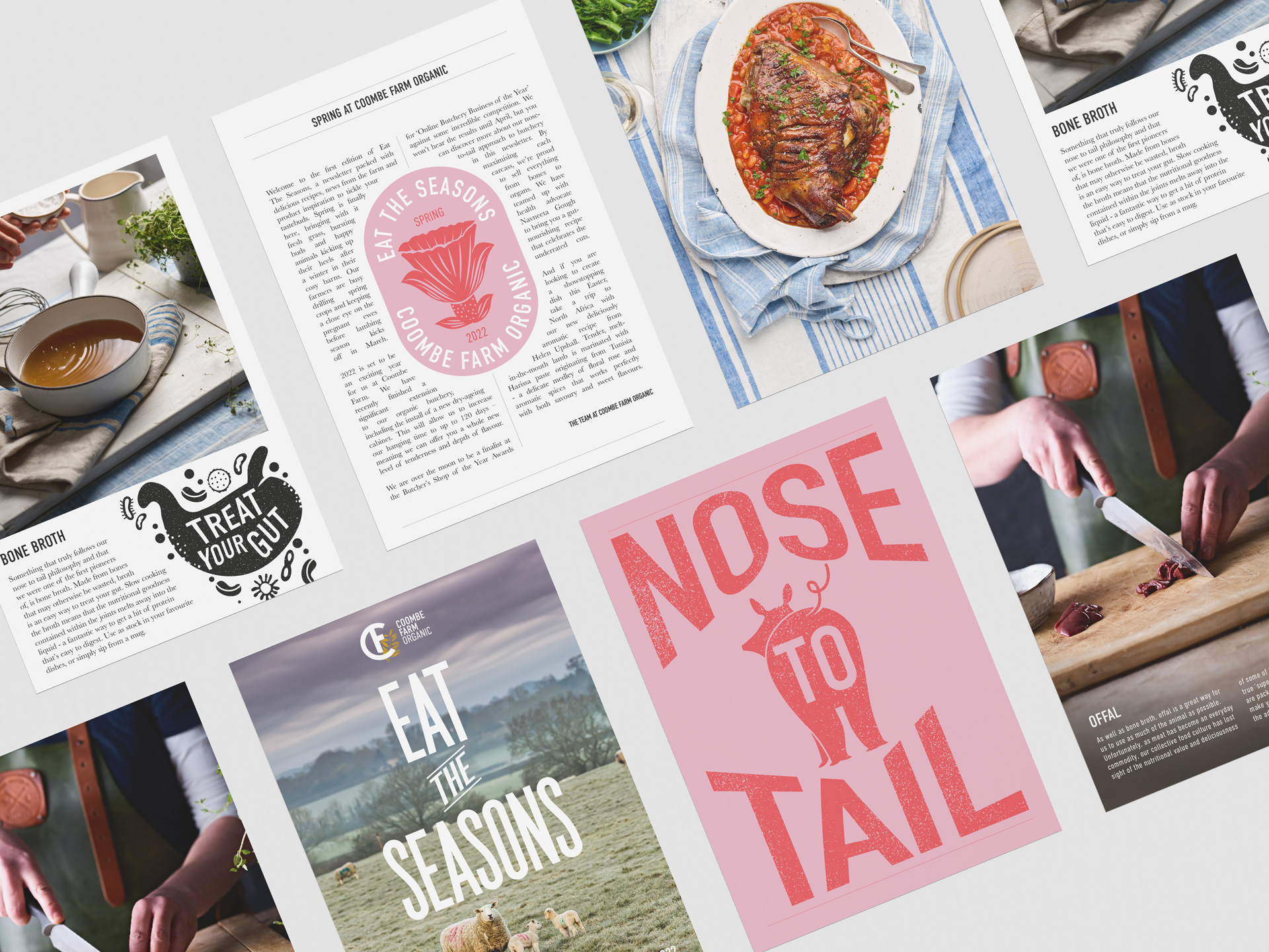 Coombe Farm Organic New Century Design Graphic Design and Illustration