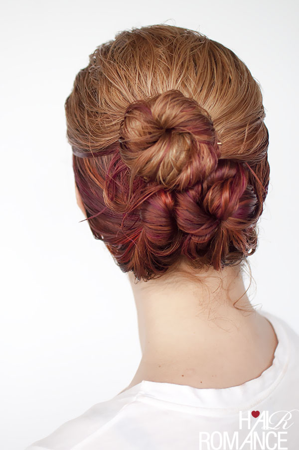 Hair-Romance-wet-hair-styles-the-loose-triple-bun
