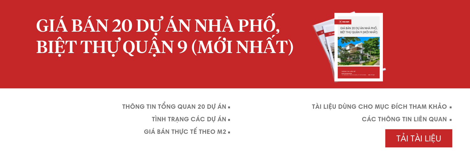 Giá bán nhà phố, biệt thự Quận 9
